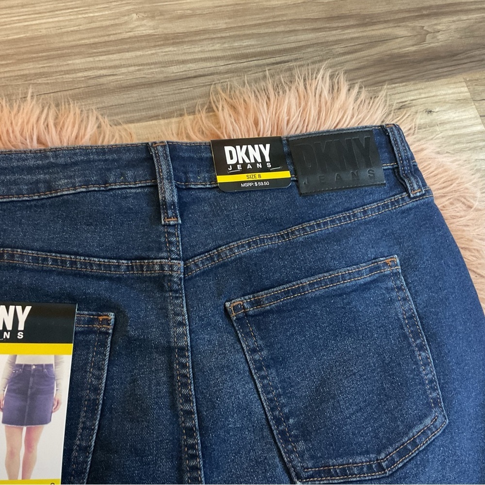 DKNY Denim Skirt Size 8 NWT - Picture 6 of 7